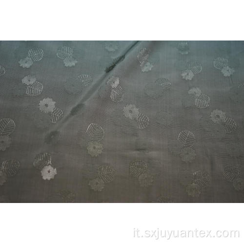 Tessuto jacquard di fiori in filamento 100% viscosa 120D